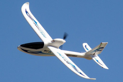 XK Sky King Glider Blue with LED Lights 750mm (29.5